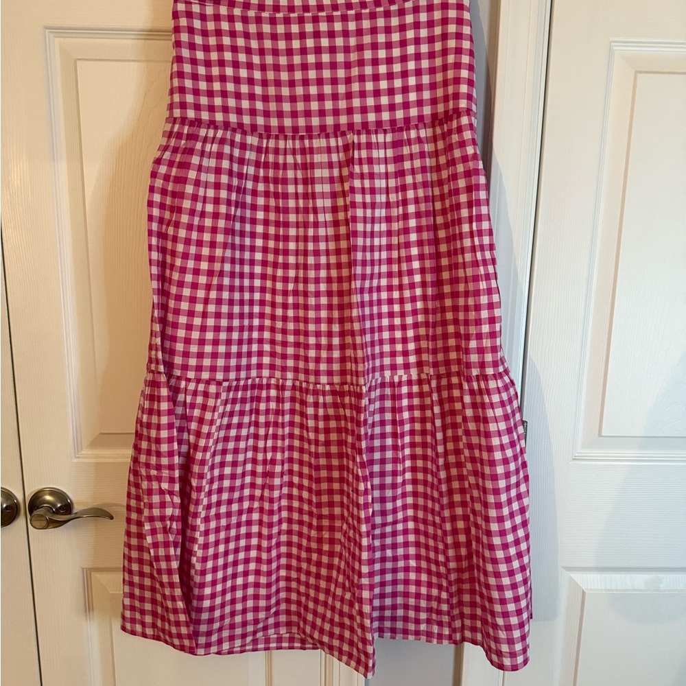 Pink Gingham J Crew Women's Skirt